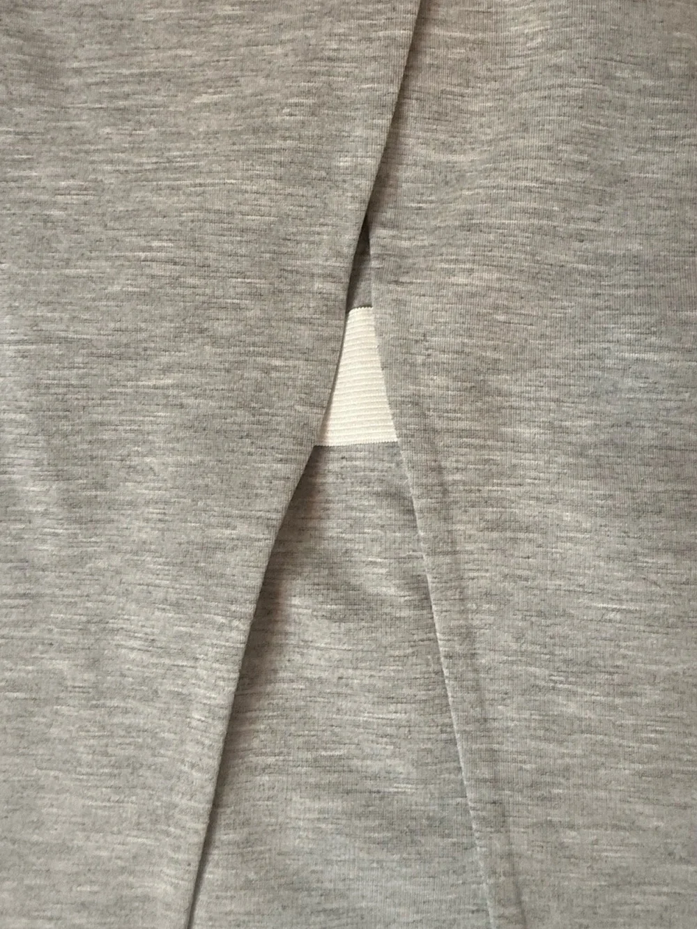 lululemon athletica Light Heather Gray Cropped Tank